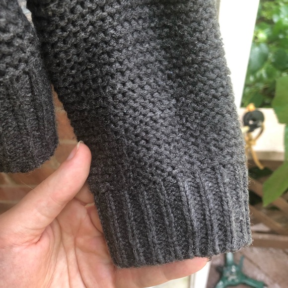 Forever 21 Charcoal Cable-Knit Sweater - Picture 3 of 4